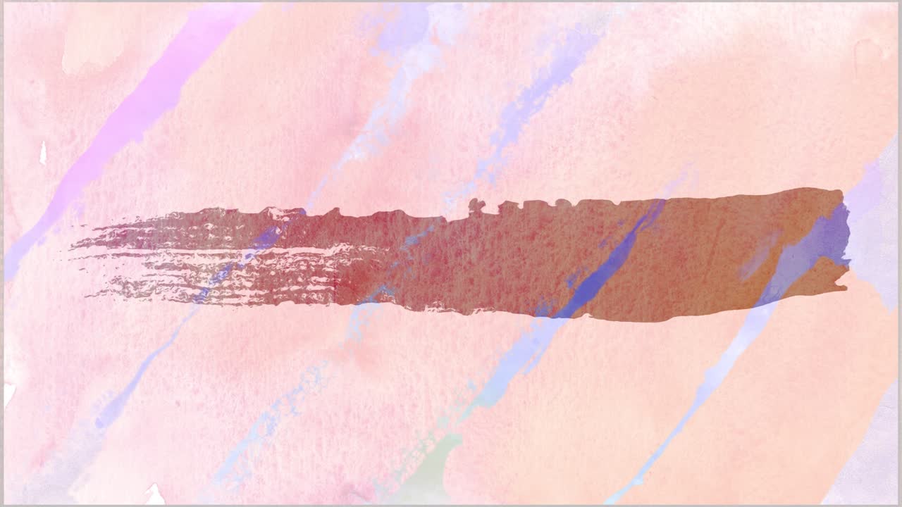 pintura abstracta en acuarela con pinceladas