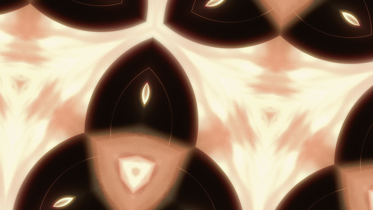 Abstract triangle-like kaleidoscope animated pattern