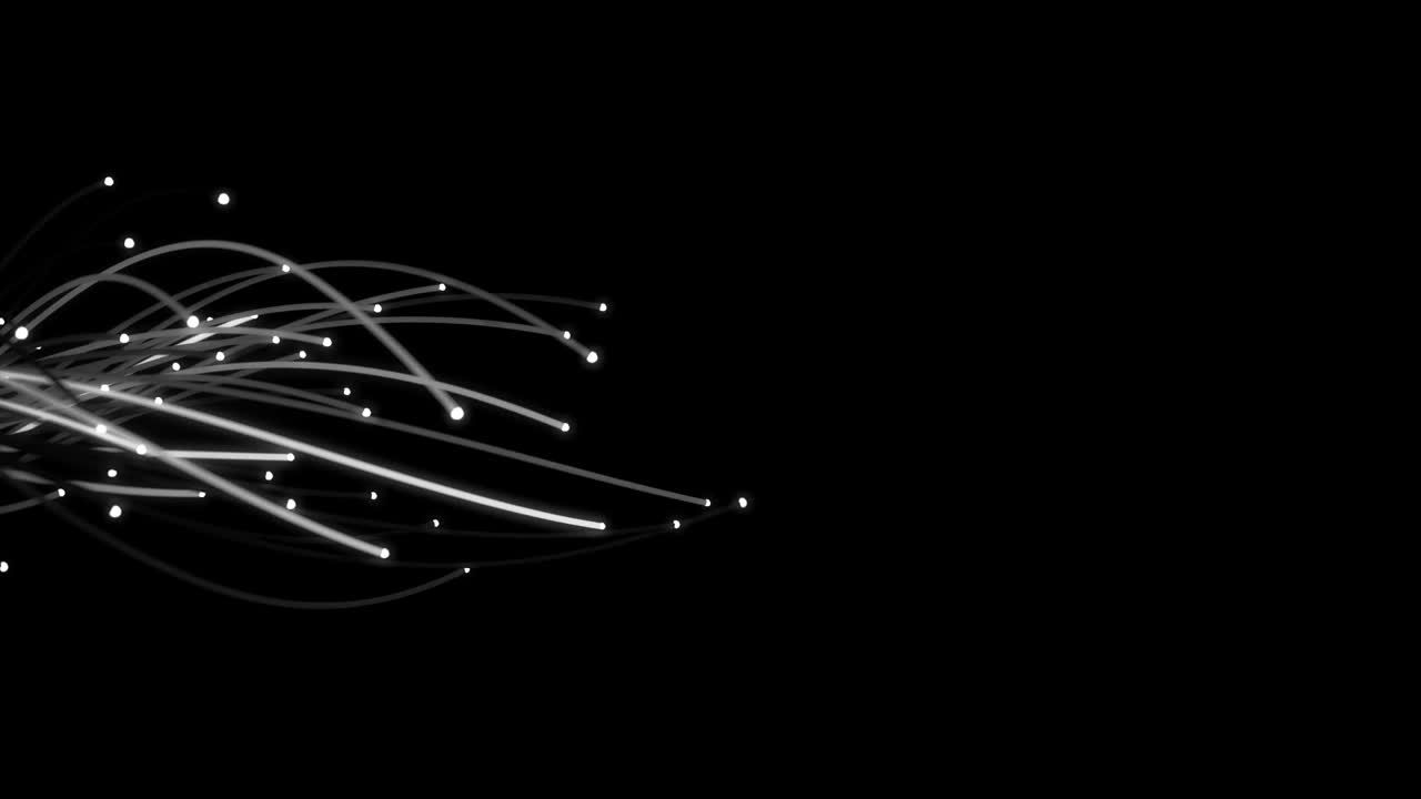 cables de fibra óptica extendidos a través del marco.