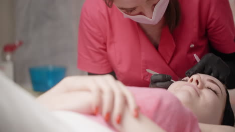eyelash extensions procedure