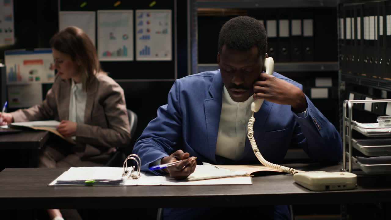 Office workers in a business environment