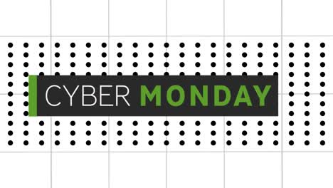 Animation-Von-Cyber-Monday-Text-Auf-Abstraktem-Hintergrund