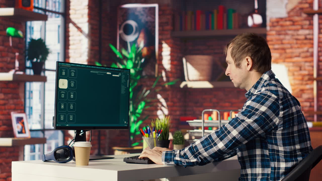 가상 어시스턴트를 사용하여 클립을 제작하는 헤드폰을 착용하는 사람