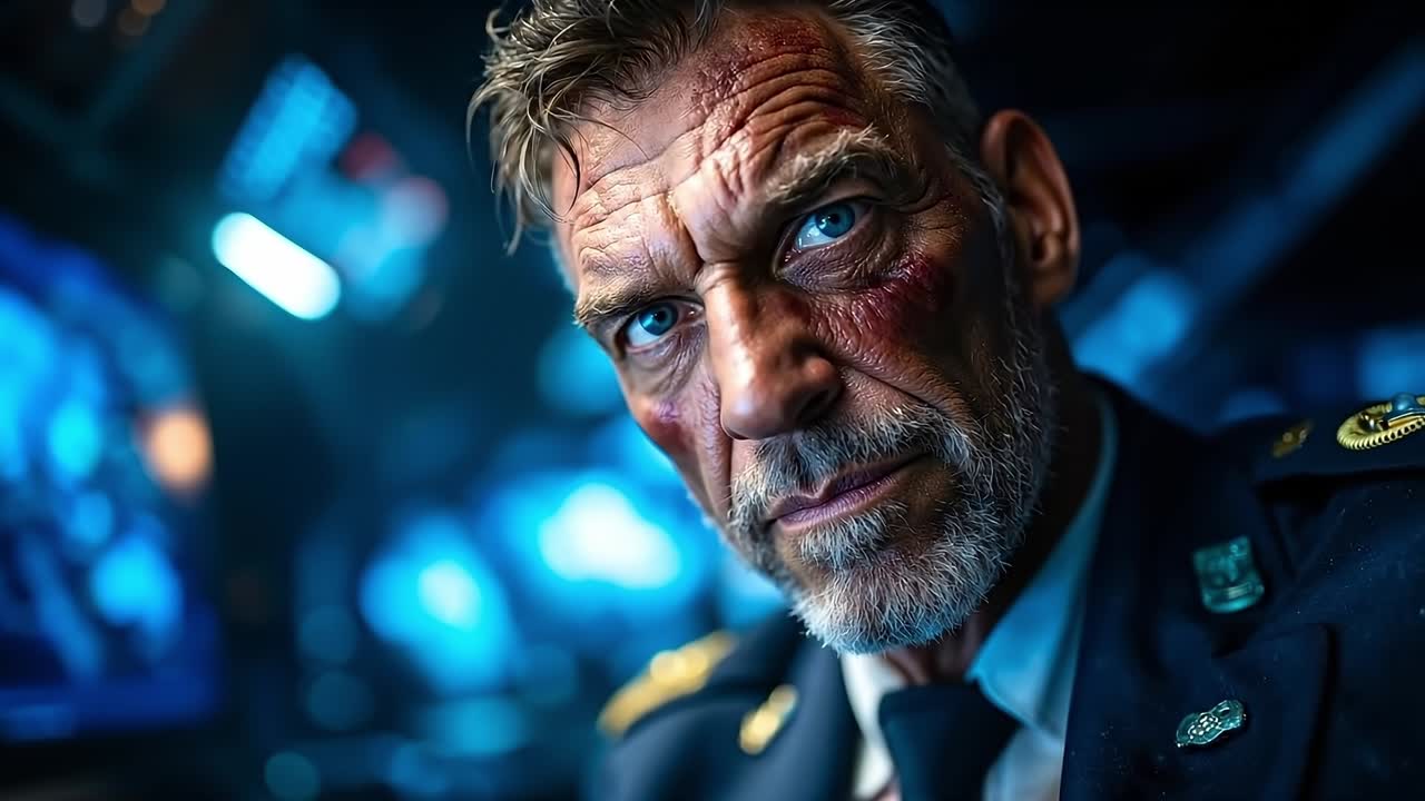 A man in a military uniform looking at the camera