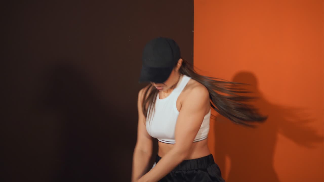 Woman Performing Hip-Hop Dance