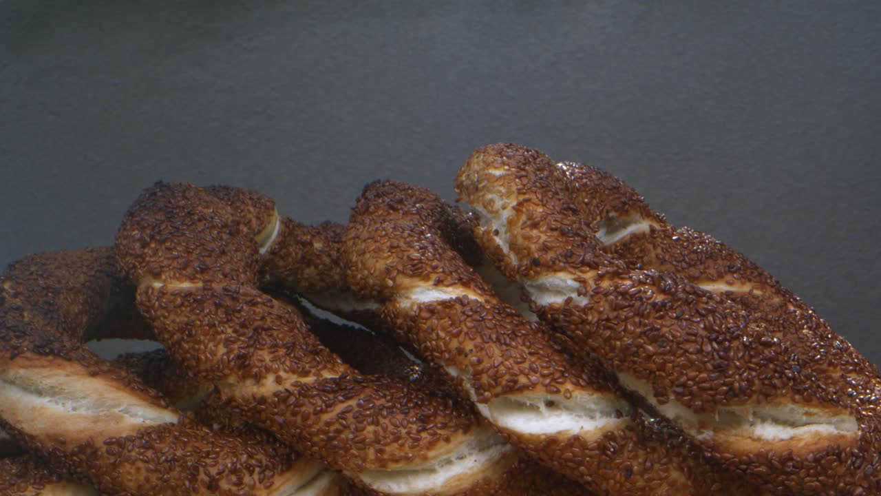 pavo delicioso crujiente llamado simit