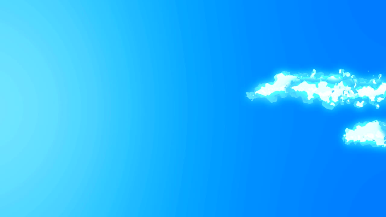 증기 구름 애니메이션, 만화 화이트 스모크 애니메이션, 안개 루프 배경