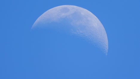 moon on blue sky.