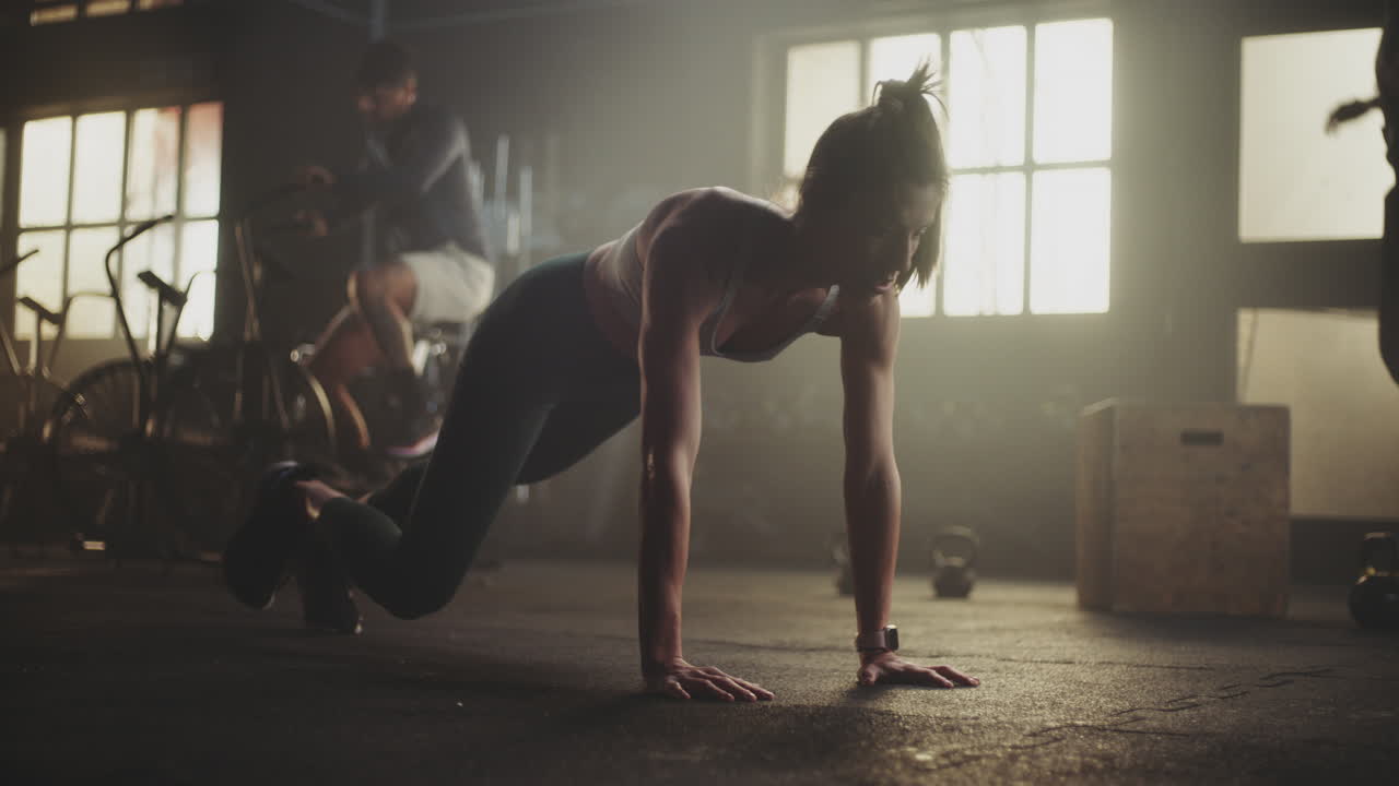 Group Fitness Workout in Gym
