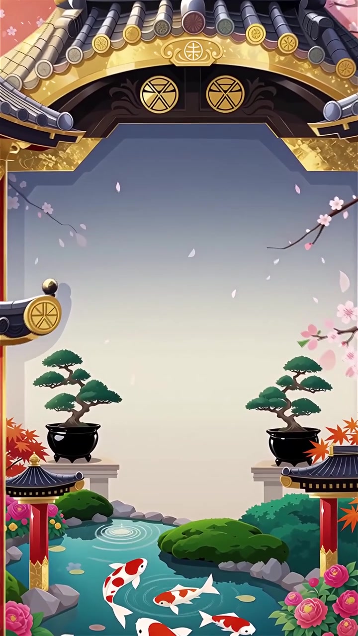Sfondo Animato Cultura Giapponese 4K