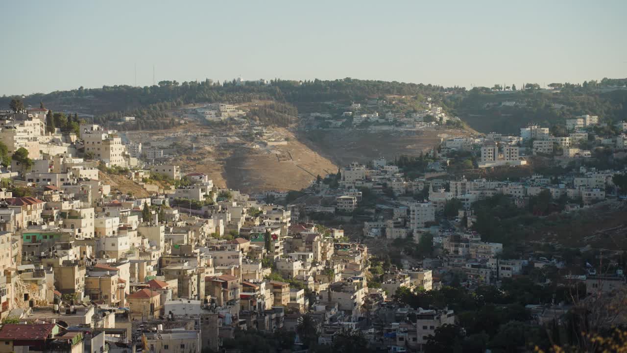 valle en jerusalén, asentamiento cerca de la ciudad vieja, israel