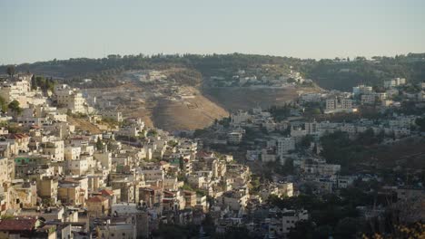 Valey-in-Jerusalem,-settlement-near-Old-City,-Israel