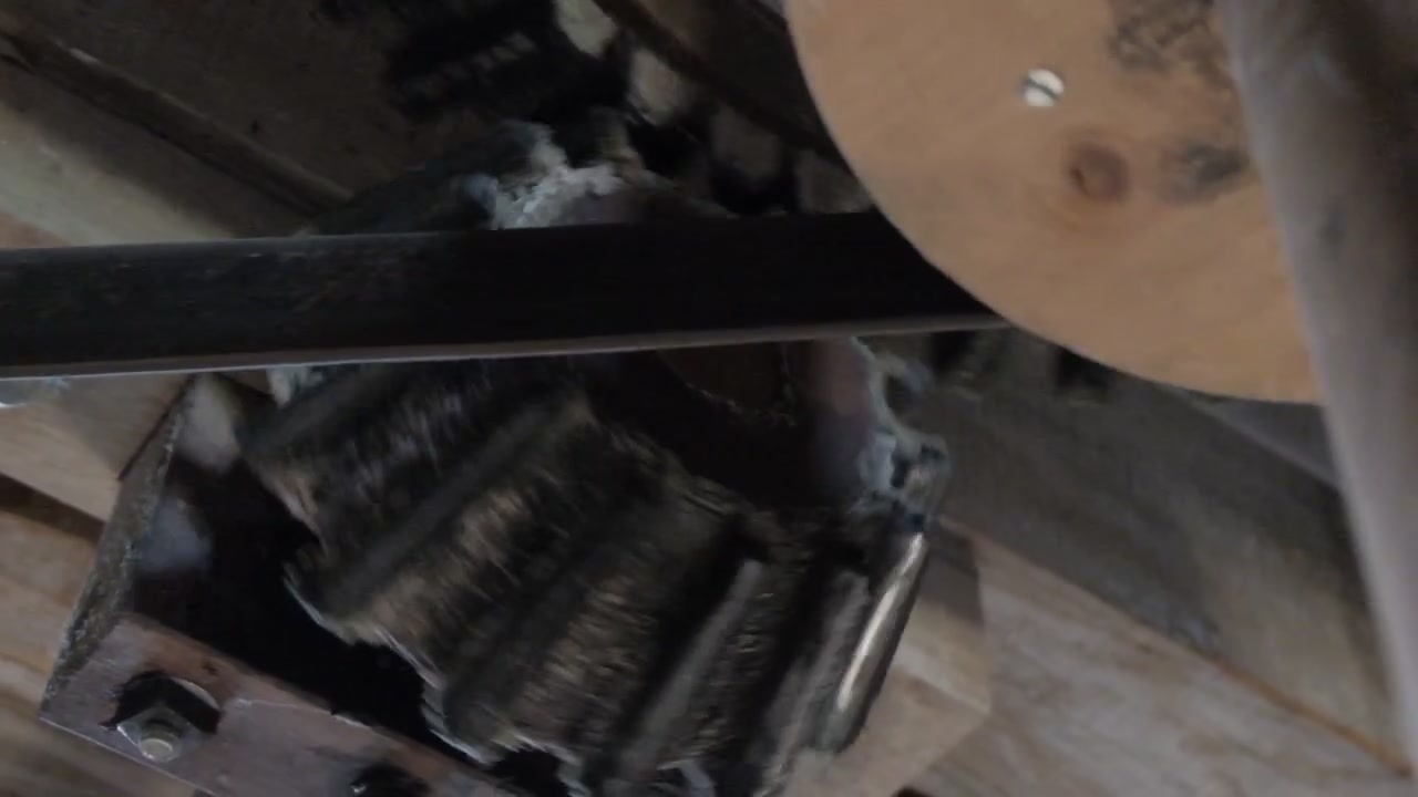 gears rotating in a windmill