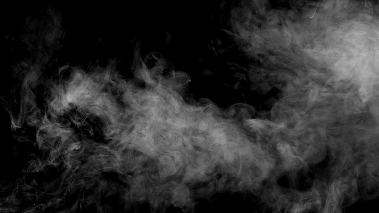 Humo blanco moviéndose lentamente.