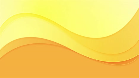 bright yellow minimal waves abstract motion background