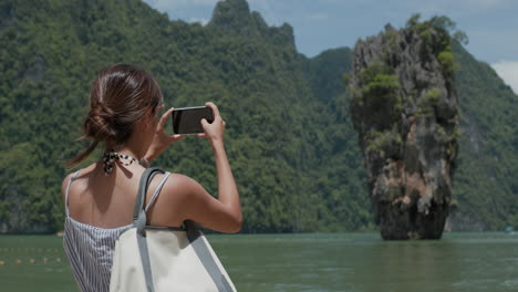 rear view of a woman