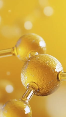 gold liquid's molecular structure