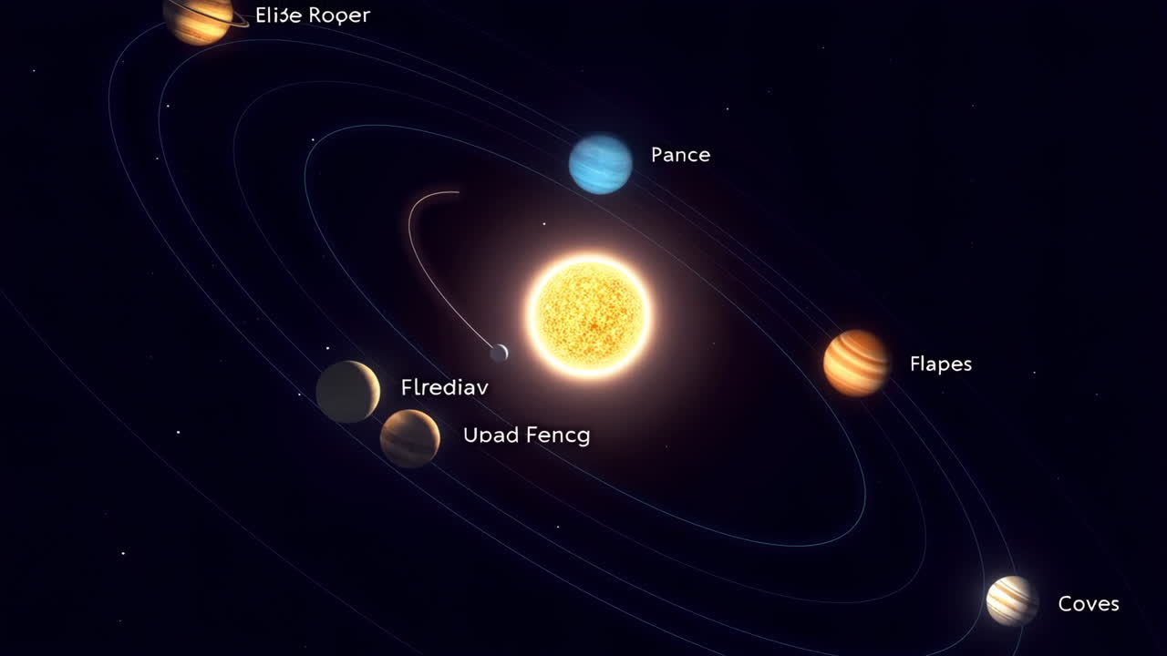Exoplanetary System Illustration