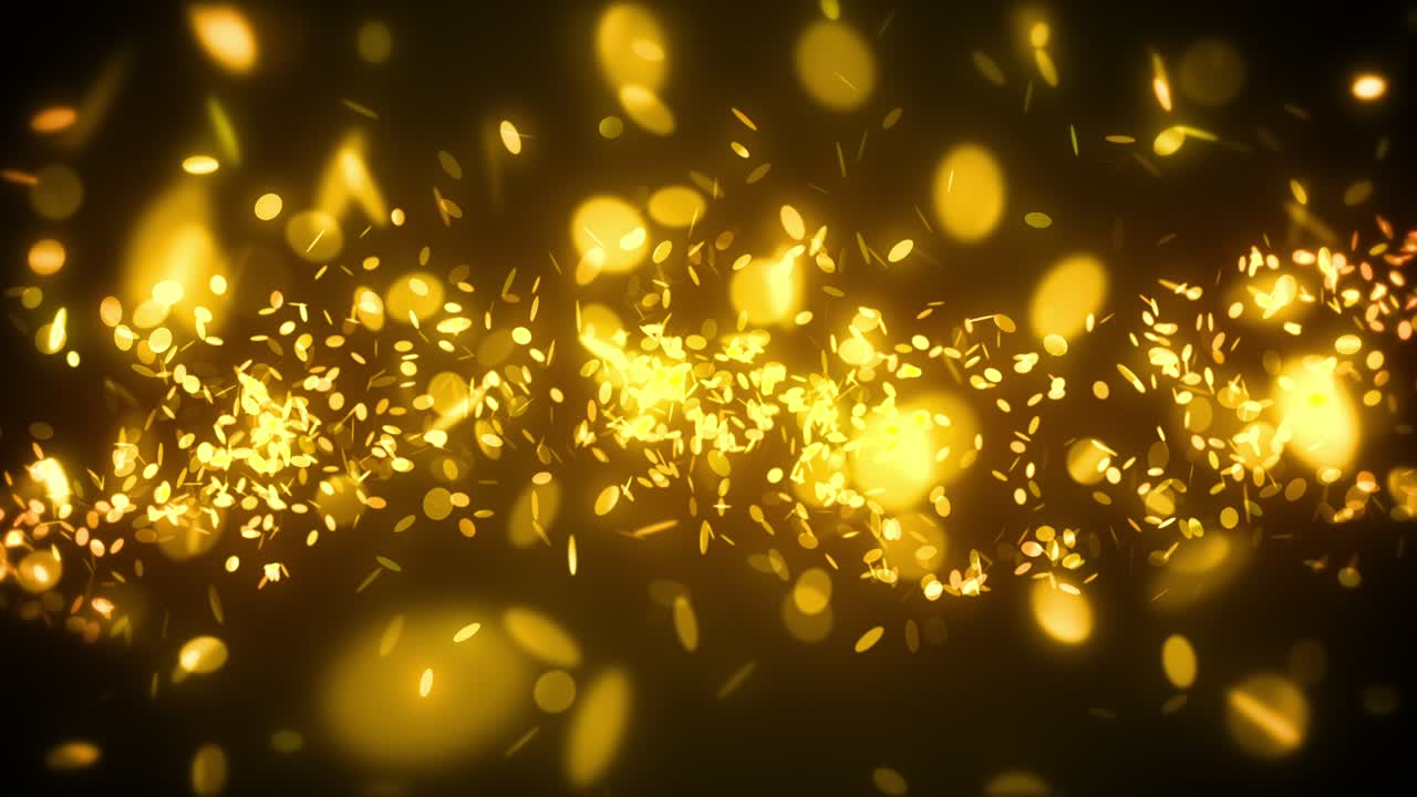 움직이는 불빛, 초점을 잃은 반사, 루프 가능한 보케 배경