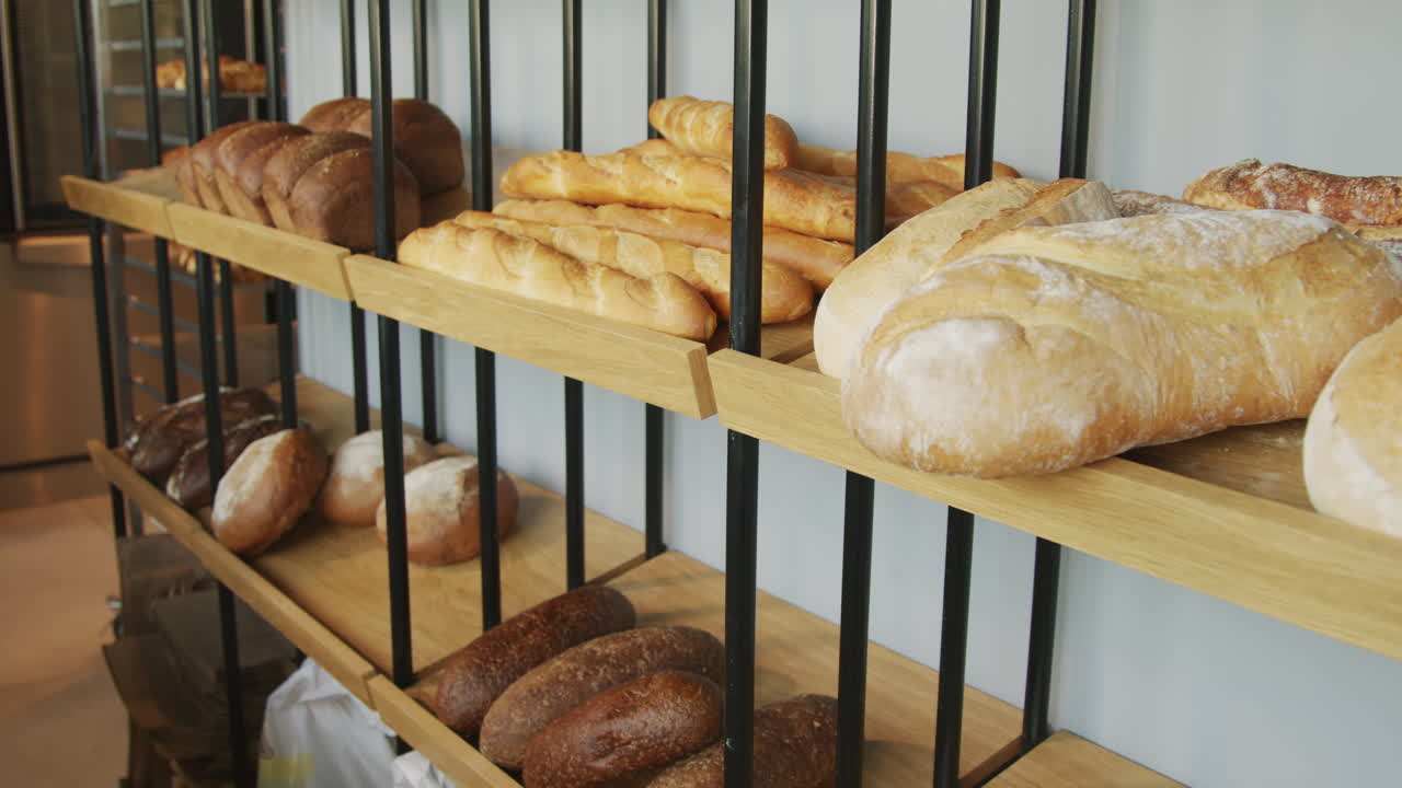 Fresh Bread in Bakery