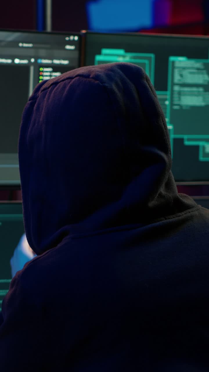 Hacker, der koder vertikal video og udvikler zero day exploit, som ikke kan spores af antivirus