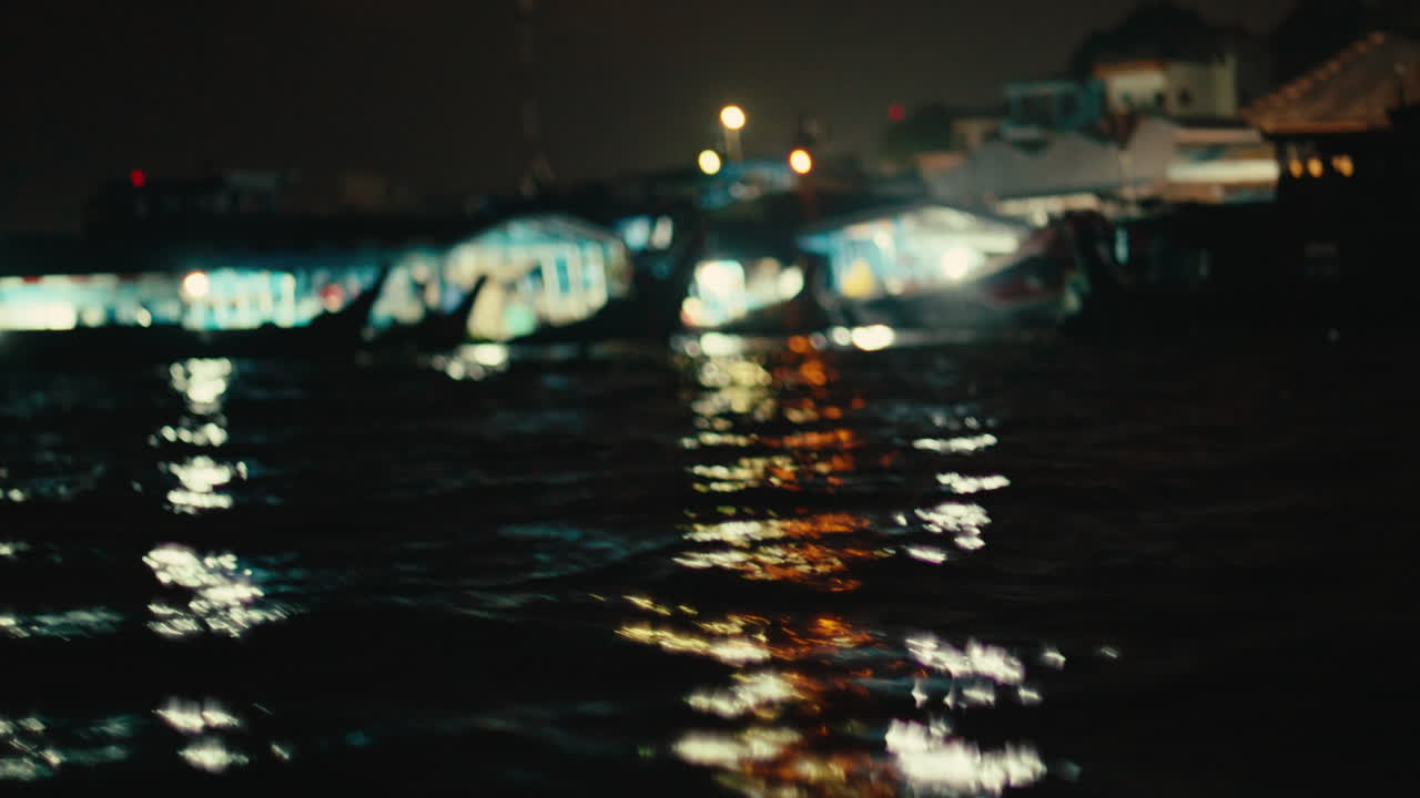 Night City River Scene