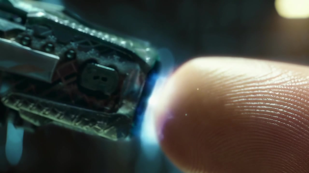 Human and Robotic Hands Touch, Symbolizing Future Technology Connection