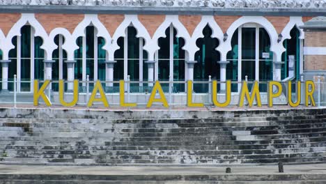 kuala lumpur building and sign