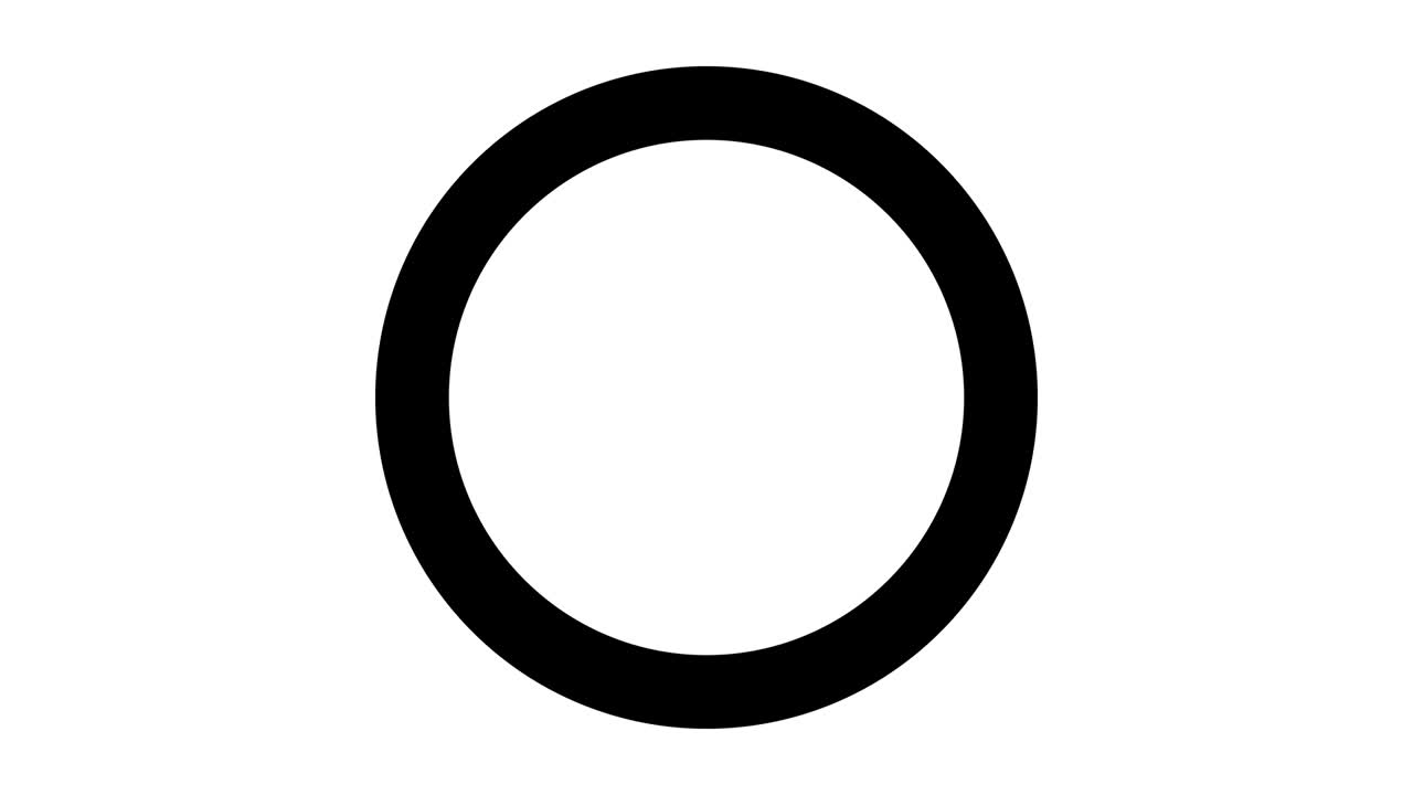 animación simple de dibujo de círculos y cruces