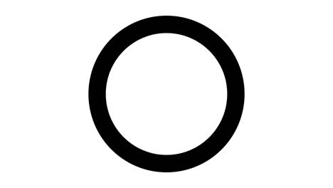 animación simple de dibujo de círculos y cruces