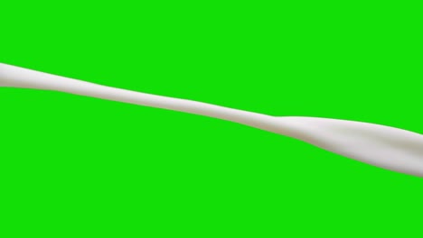 Static-animation-of-vegan-milk-pouring-with-a-green-screen-background-for-easy-cropping