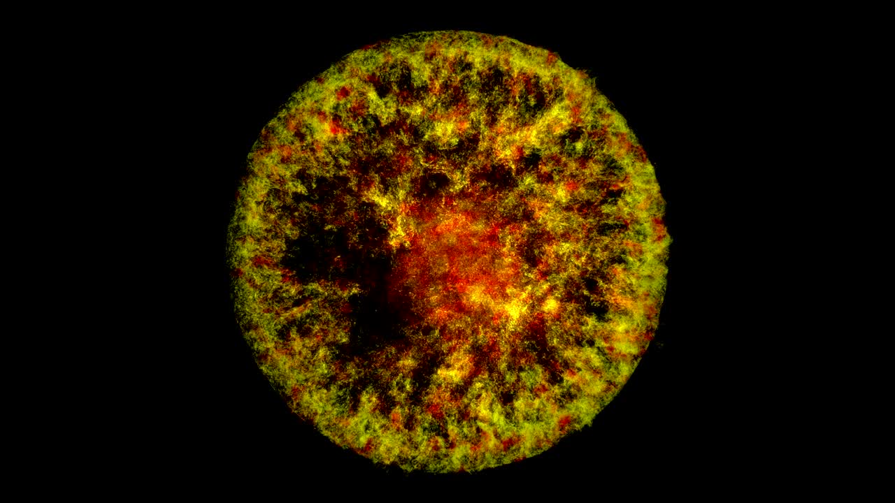 anillo de fuego explosión onda de choque, animación de bucle 3d, canal alfa