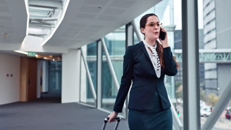 Business-woman,-phone-call