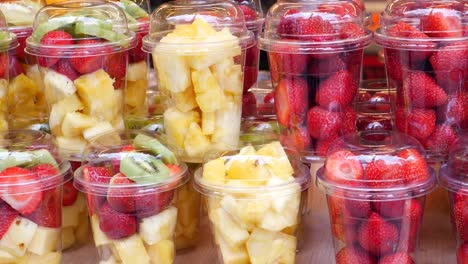 fresh fruit cups