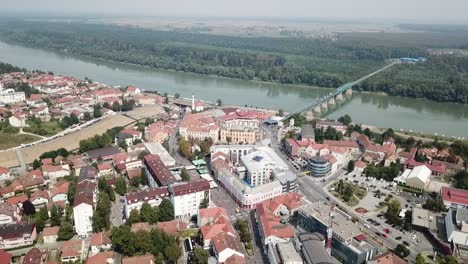 Aerial-view-of-Brcko-district,-Bosnia-and-Herzegovina