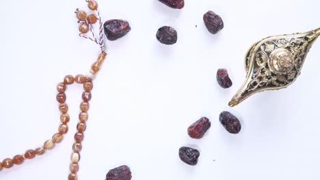 dates and prayer beads