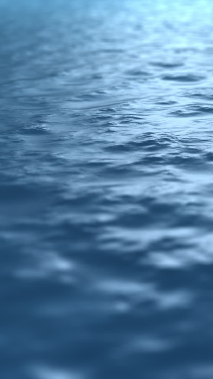 Sfondo animato in loop con texture di acqua oceanica e sfocatura morbida