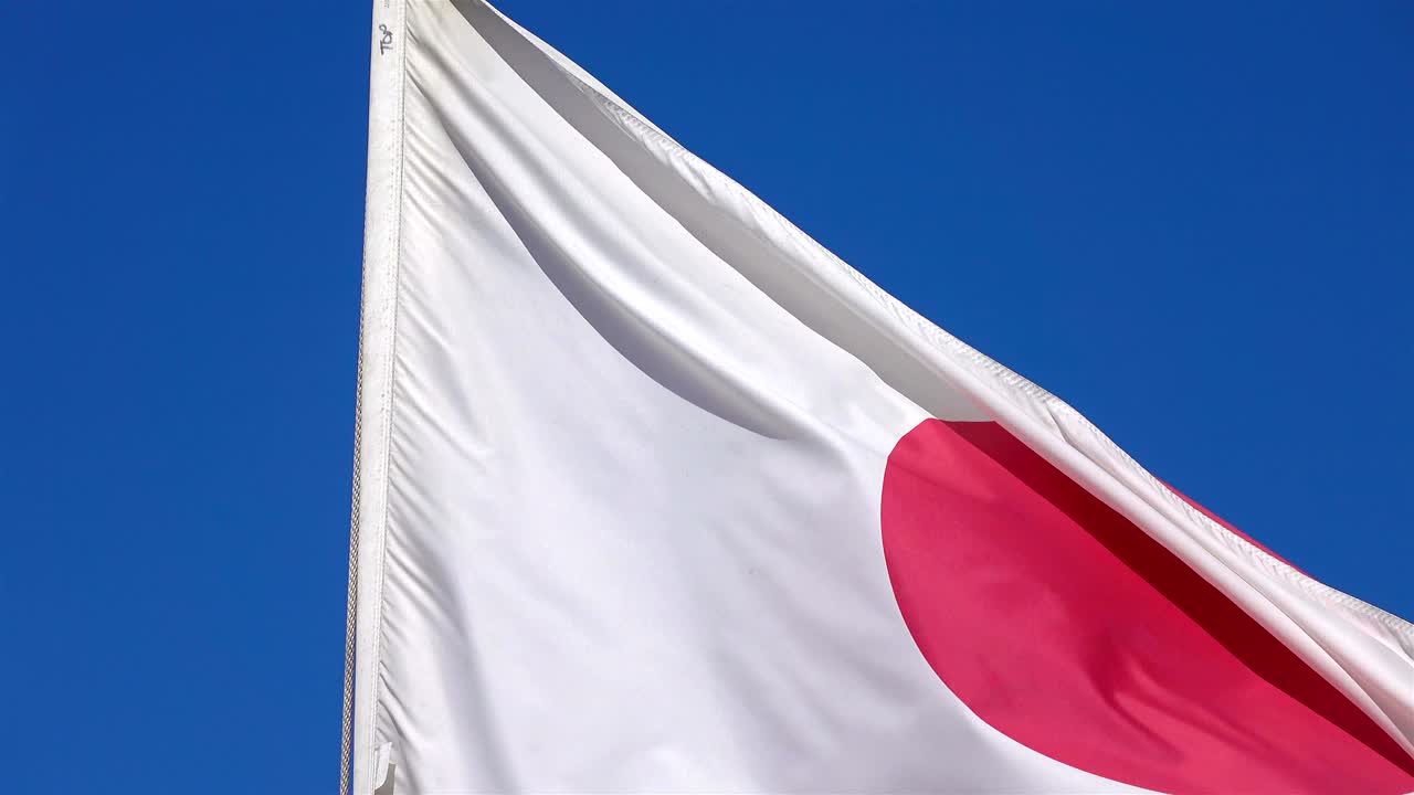 4K日本國旗影片