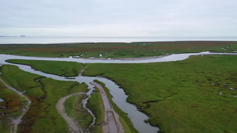 Luftküstenlandschaft-Im-Englischen-Lake-District