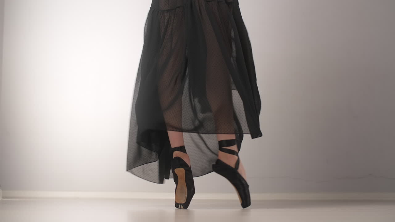 bailarina de ballet con zapatos de punta