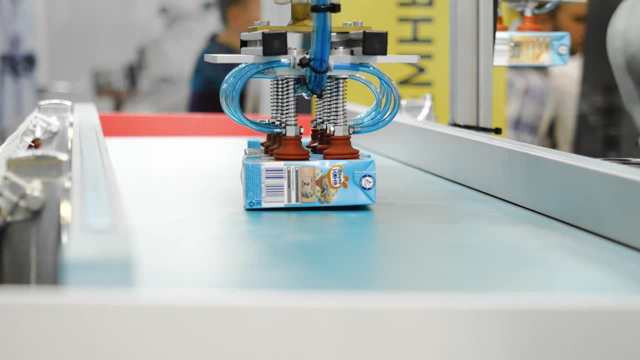 Automated Packaging of Milk Cartons