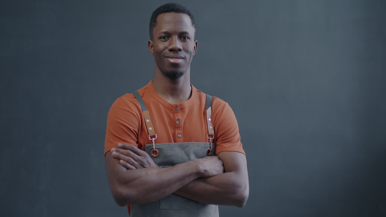 Confident Male Staff Member