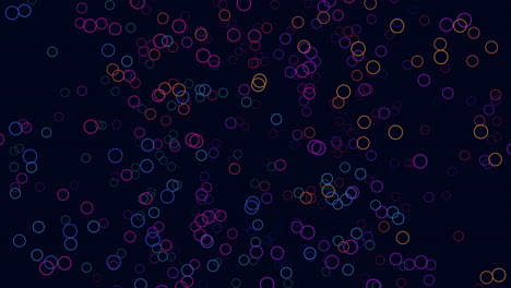 Circular-formation-intricate-pattern-of-circles-on-black-background