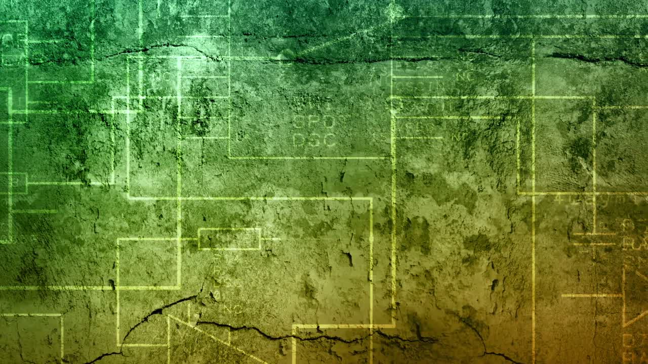 콘크리트와 돌을 기반으로 한 배경에 대한 루프 된 서두르지 않은 애니메이션 다층 컬러 텍스처