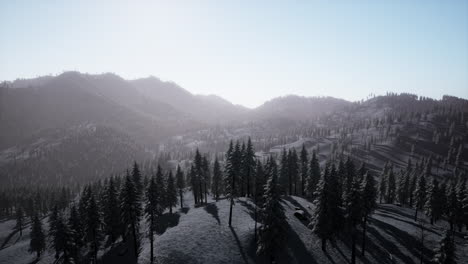 Herrliche-Alpenlandschaft-Im-Winter