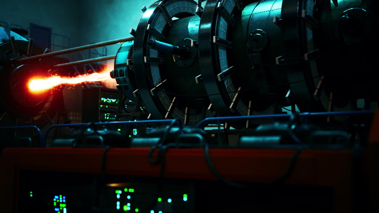 концептуальный высокотехнологичный термоядерный или ядерный реактор