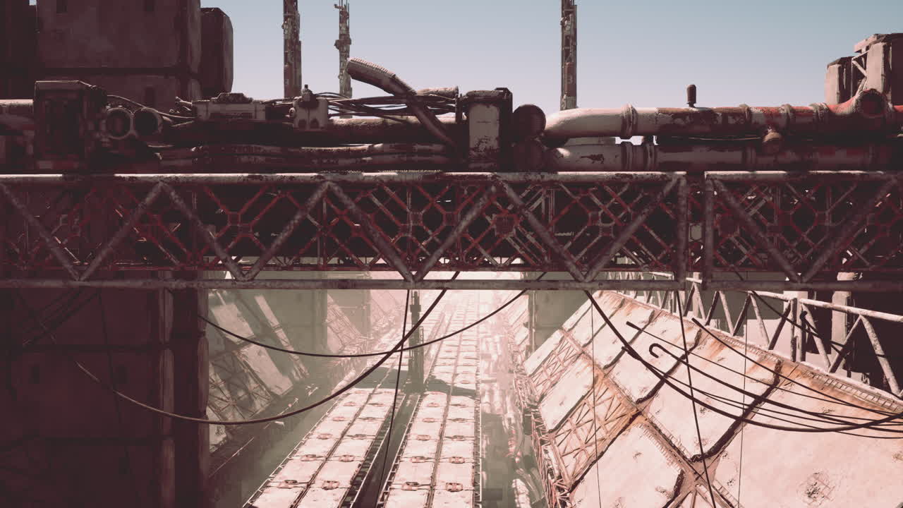 폐허가 된 미래의 도시