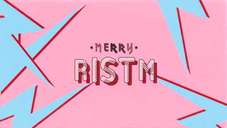 feliz navidad en textura hipster rosa con rayos