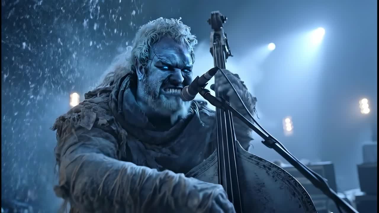 Ice Monster Bass Player