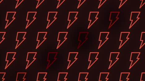 dynamic red lightning bolts energize dark background